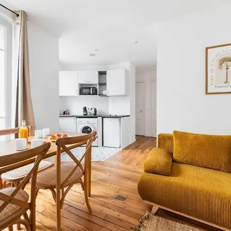 Apartment Service 2 Pieces Au Coeur Du 19e - 4p *